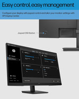 Monitor HP 27h Full HD, Panel IPS, 75Hz, Altura Ajustable