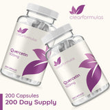 Suplemento de Quercetina Pura 500 mg, Dihidrato - 200 Cápsulas