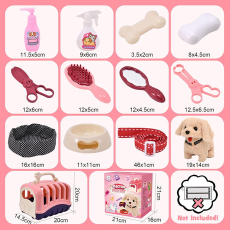 13 Piezas Juguete Interactivo G.C para Niñas, para Cuidar