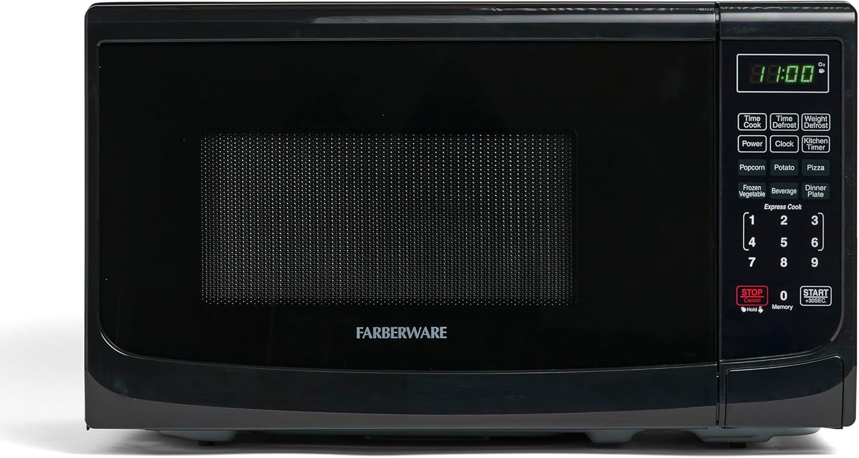 Microondas Farberware 700W, 0.7 Cu. Ft., Interior Fácil de Limpiar
