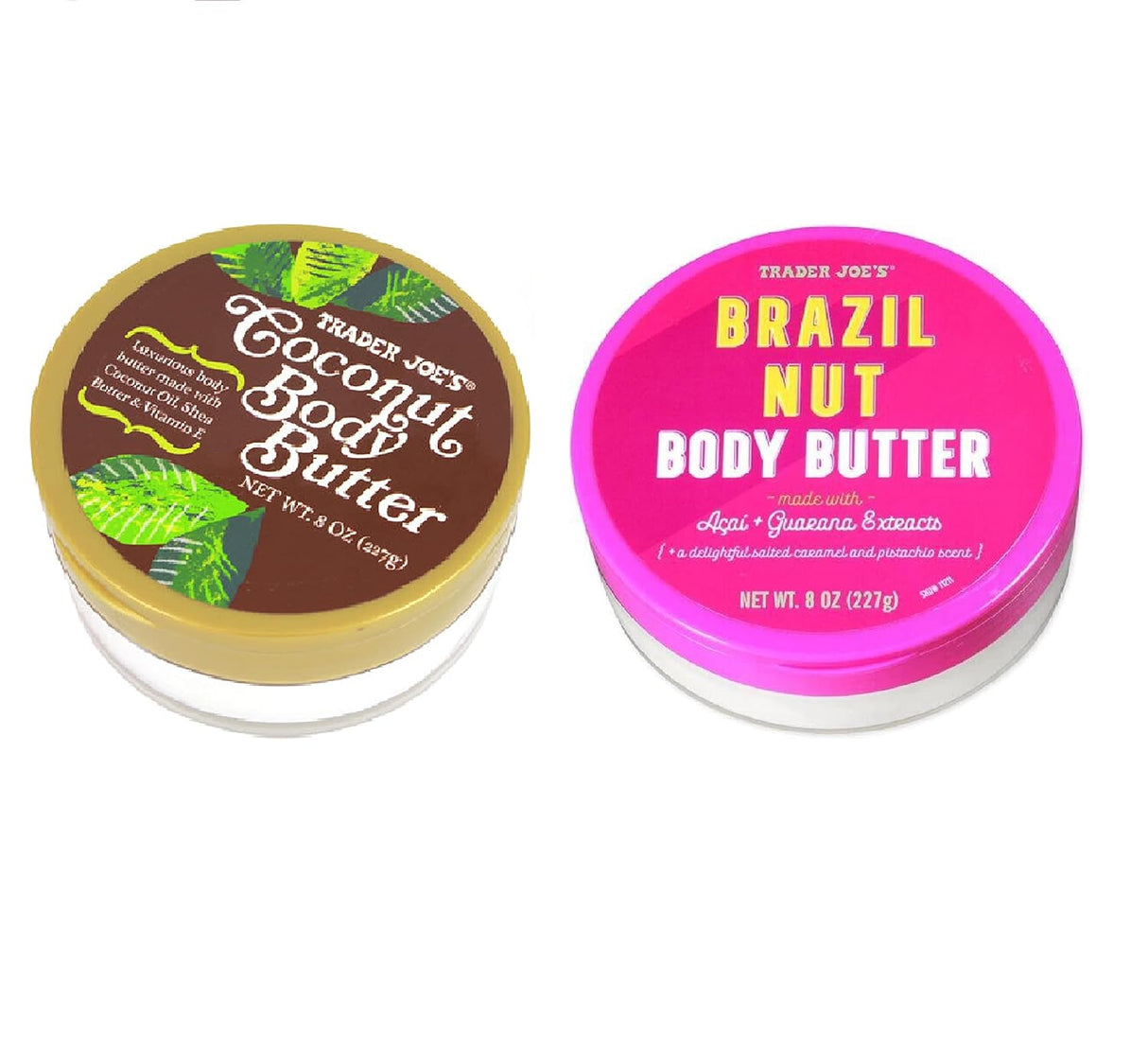 Manteca Corporal de Nuez de Brasil y Coco - Paquete de 2