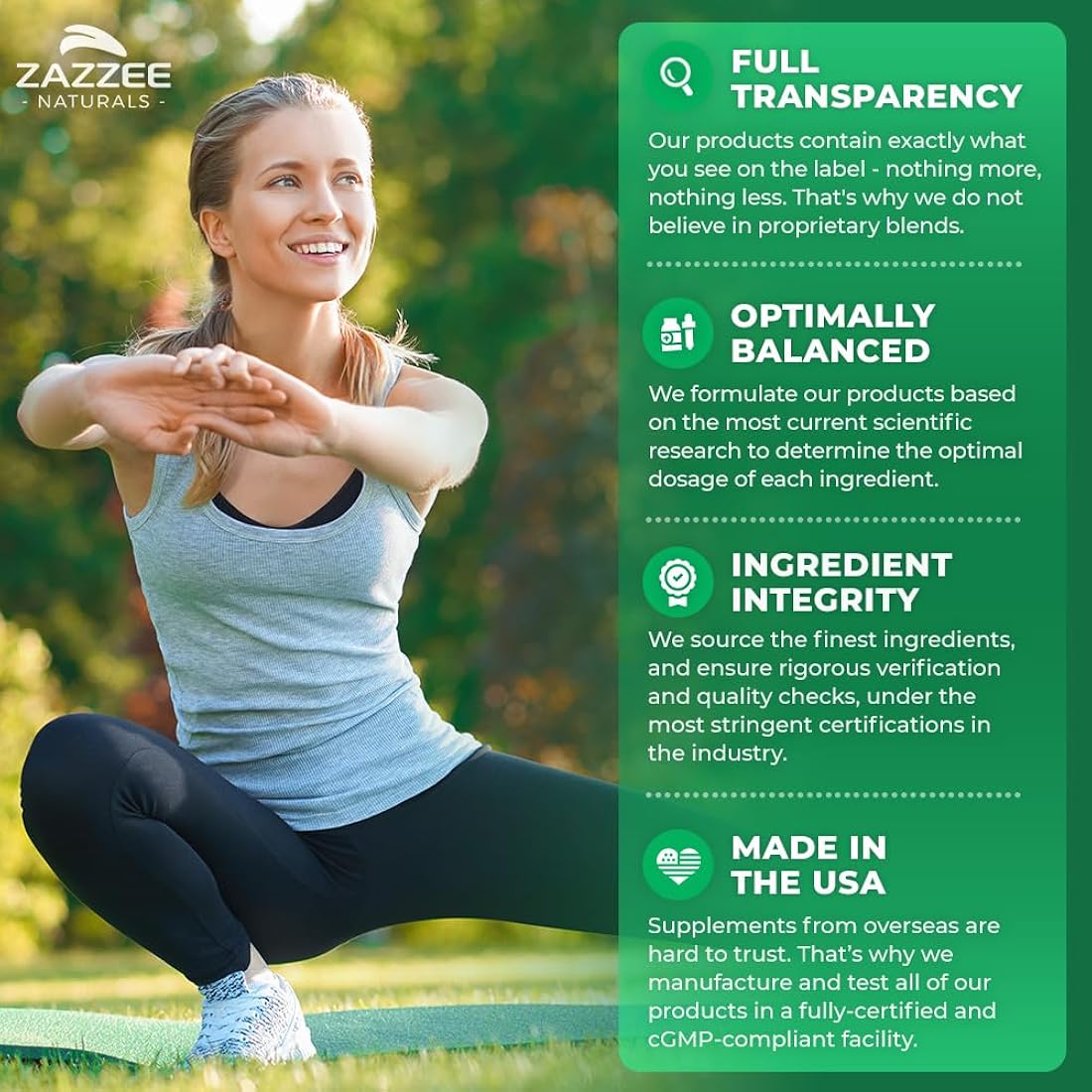 Suplemento Zazzee Extracto de baya de espino extra fuerte