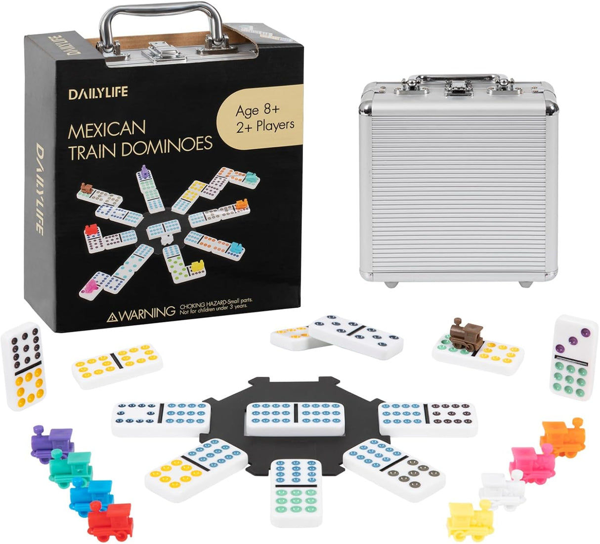 Juego de Dominó Mexicano DAILYLIFE, Doble 12, 91 Fichas