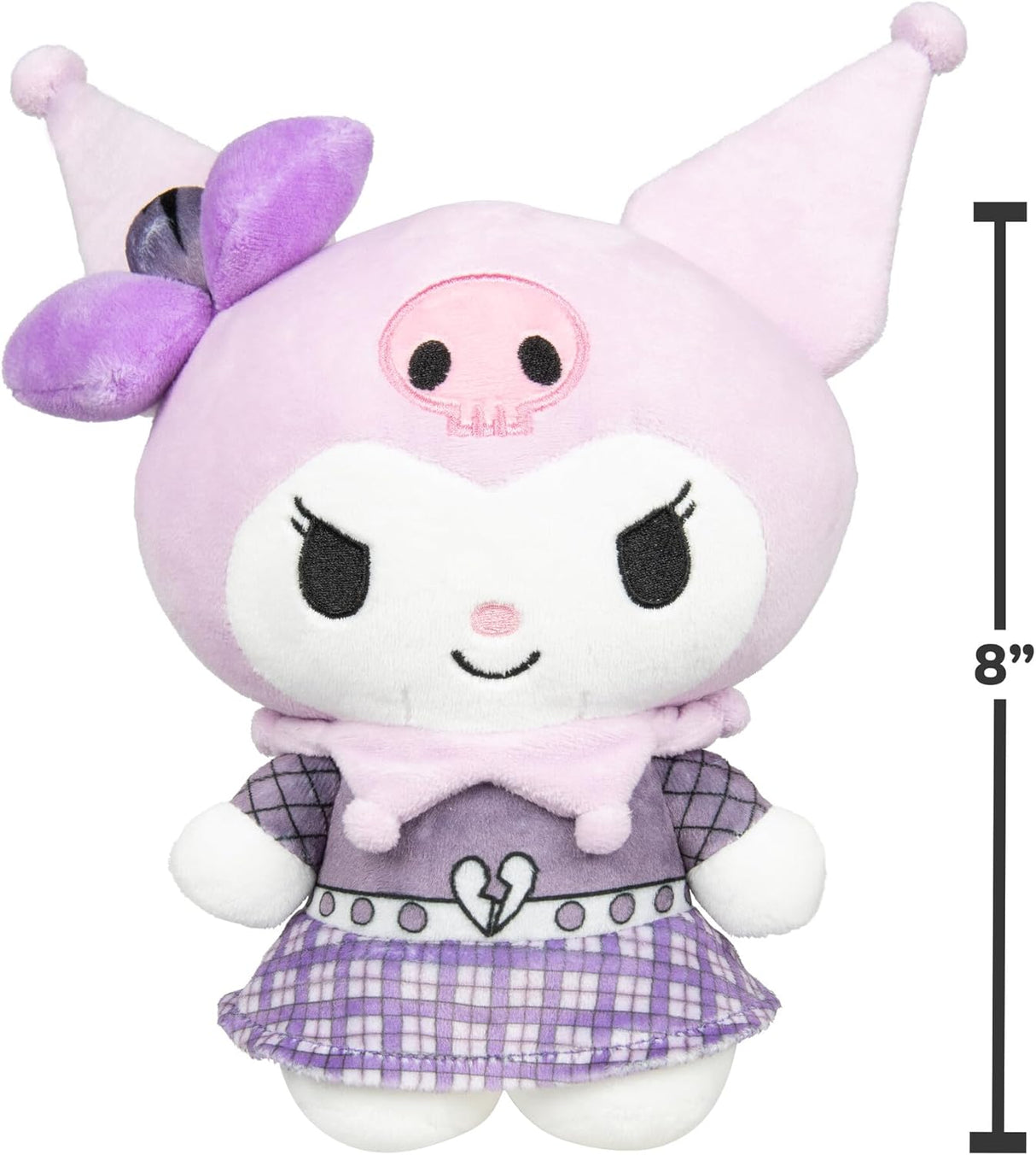 Muñeco de peluche Kuromi Punks - Sanrio, Serie 2, Jazwares