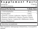 Suplemento de Aminoácidos Libres Allergy Research Group 100 Caps
