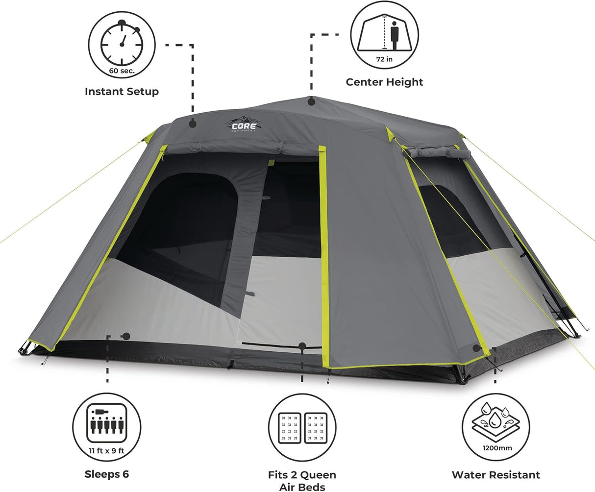 Tienda de campaña grande de varias habitaciones CORE