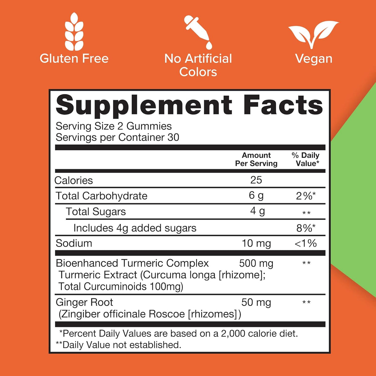 Suplementos Alimenticios de cúrcuma y jengibre