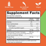 Suplementos Alimenticios de cúrcuma y jengibre