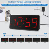 Reloj Digital con Alarma, Números Grandes, Carga USB, Modelo Peakeep