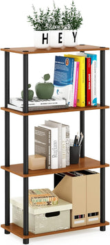 Estantería Multipropósito 4 Niveles Furinno Modelo 99557LC/BK