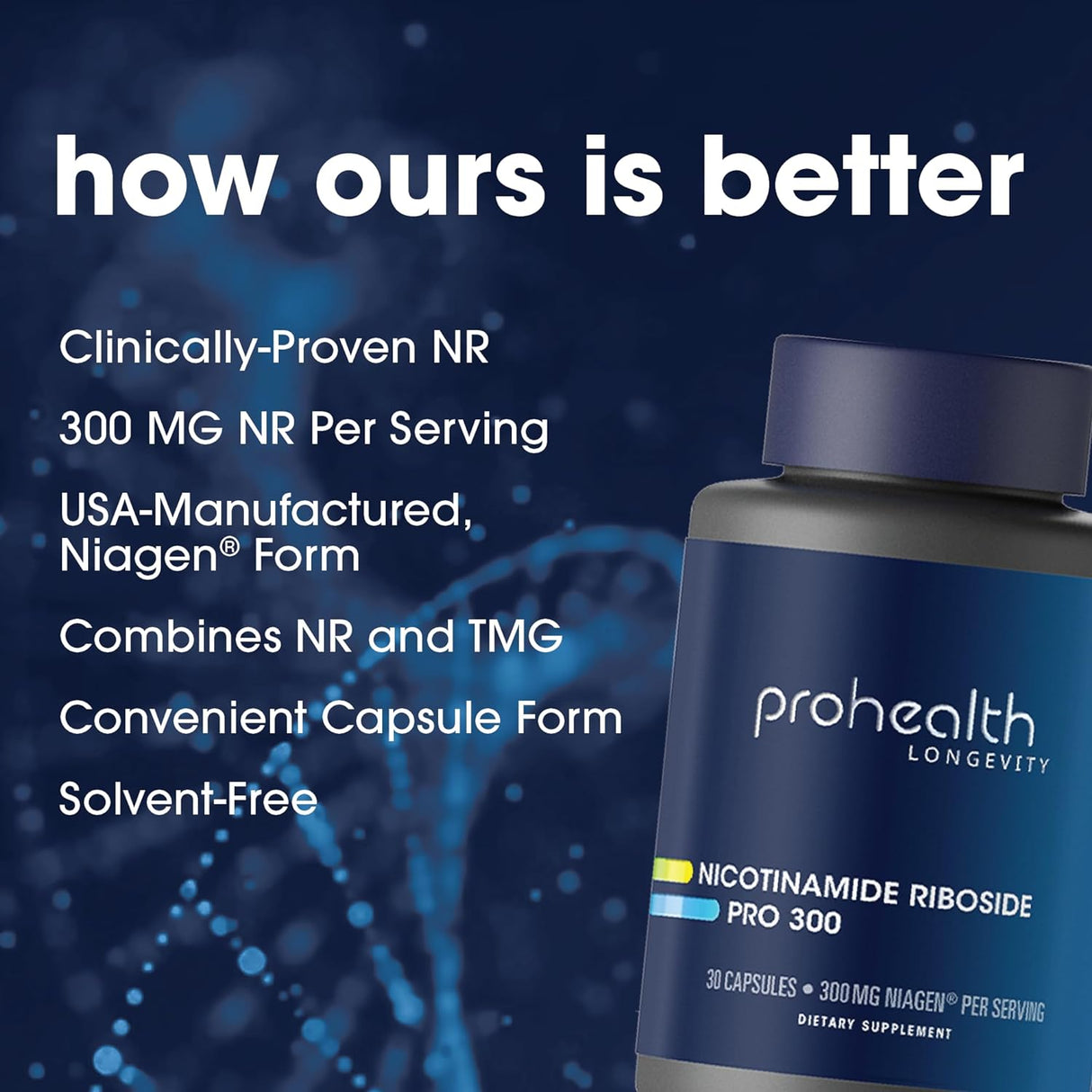 Suplemento ProHealth Nicotinamida Riboside Pro 300 mg