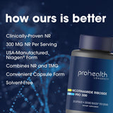 Suplemento ProHealth Nicotinamida Riboside Pro 300 mg