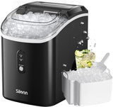 Máquina de Hielo Silonn - 33lbs/24H, Auto-Limpieza, Portátil