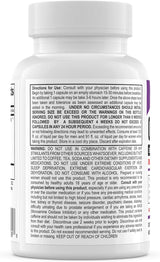 Suplemento GABA Caffeine y Yohimbe Oxy Xtreme energético