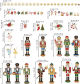 Stickers Navideños Wondever: Soldado y Bailarina para Ventanas