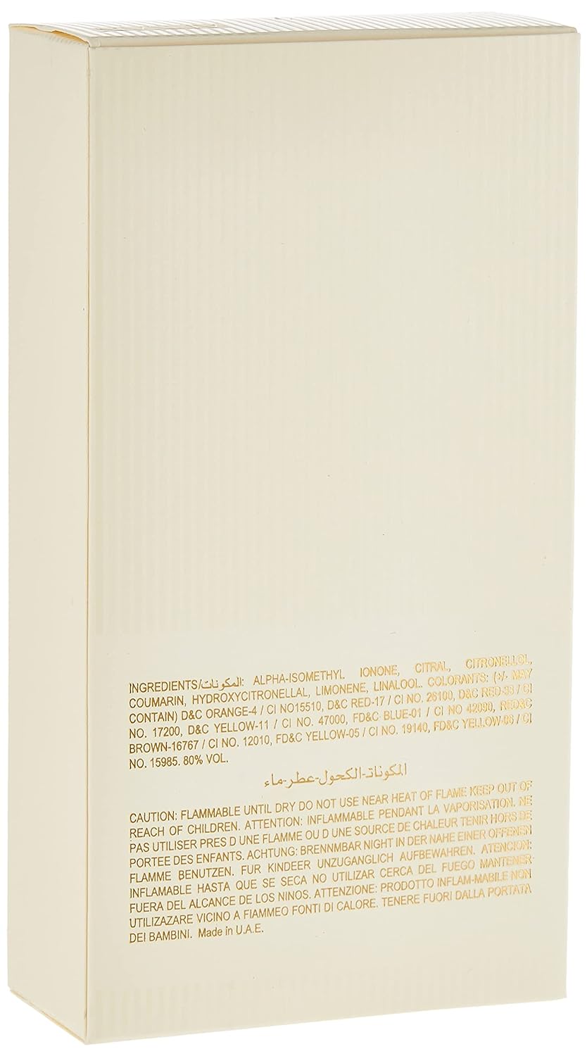 Perfume Eau de Parfum para Hombre, Spray 3.4 onzas