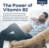 Freeda B2 Vitamina Riboflavina 50mg – Energía y Nervios – Kosher, Vegan (100)