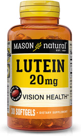 MASON NATURAL Luteína 20 mg con Vitamina E - 30 Cápsulas