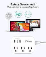 Tira de alimentación USB, cable de extensión de enchufe plan