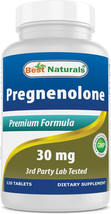 Tabletas de Pregnenolona 30 mg, Best Naturals, 120 conteos