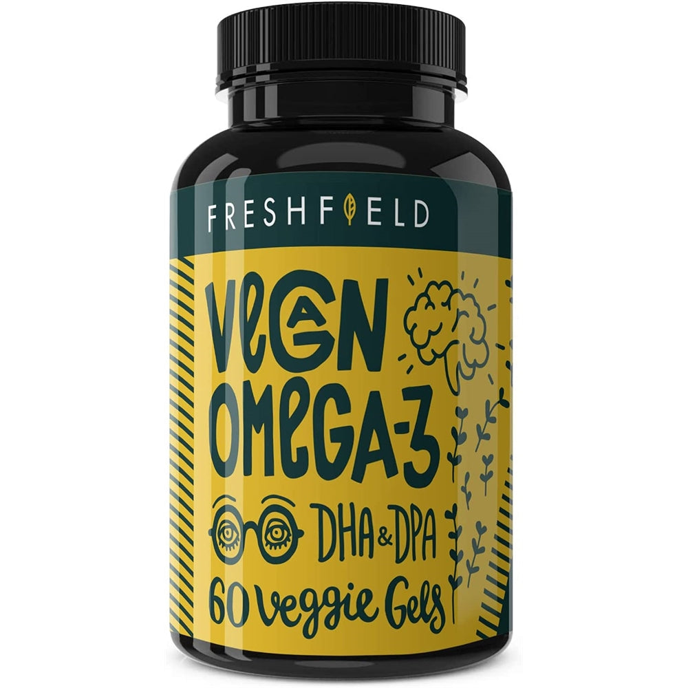 Suplementos Alimenticios vegano Omega 3 DHA aceite de algas