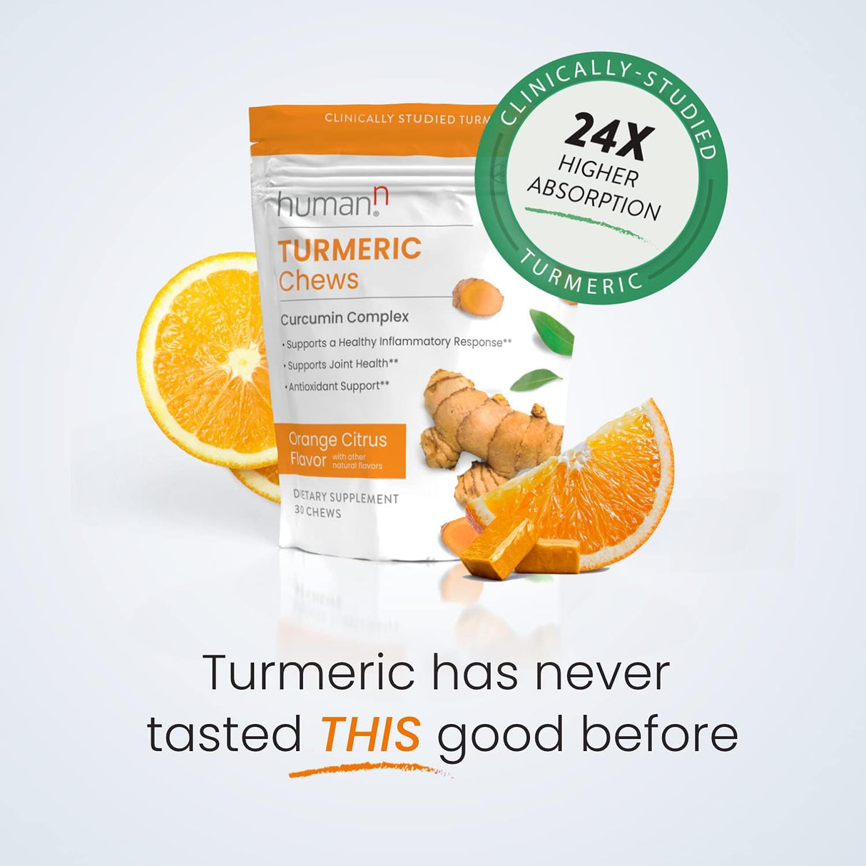 Suplemento masticable de curcumina de alta absorción