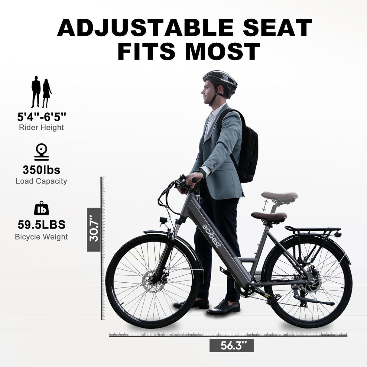 Bicicleta Eléctrica Cityrun 468Wh, Motor 750W, 50 Millas