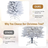 Árbol de Navidad CHEFJOY 7FT, 436 ramas, diseño con bisagras