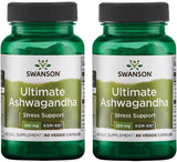 Suplemento de Ashwagandha KSM-66 Swanson, 60 cápsulas