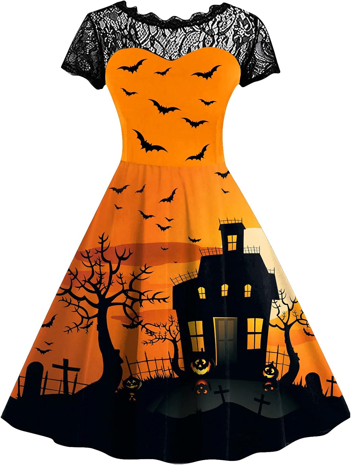 Disfraces Vestido de Halloween con mangas talla M