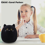Almohada de Gato SQEQE, Peluche Suave, 10 pulgadas, Kawaii