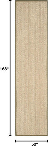 Alfombra Runner de Fibra Natural, Safavieh, Herringbone, NF115G