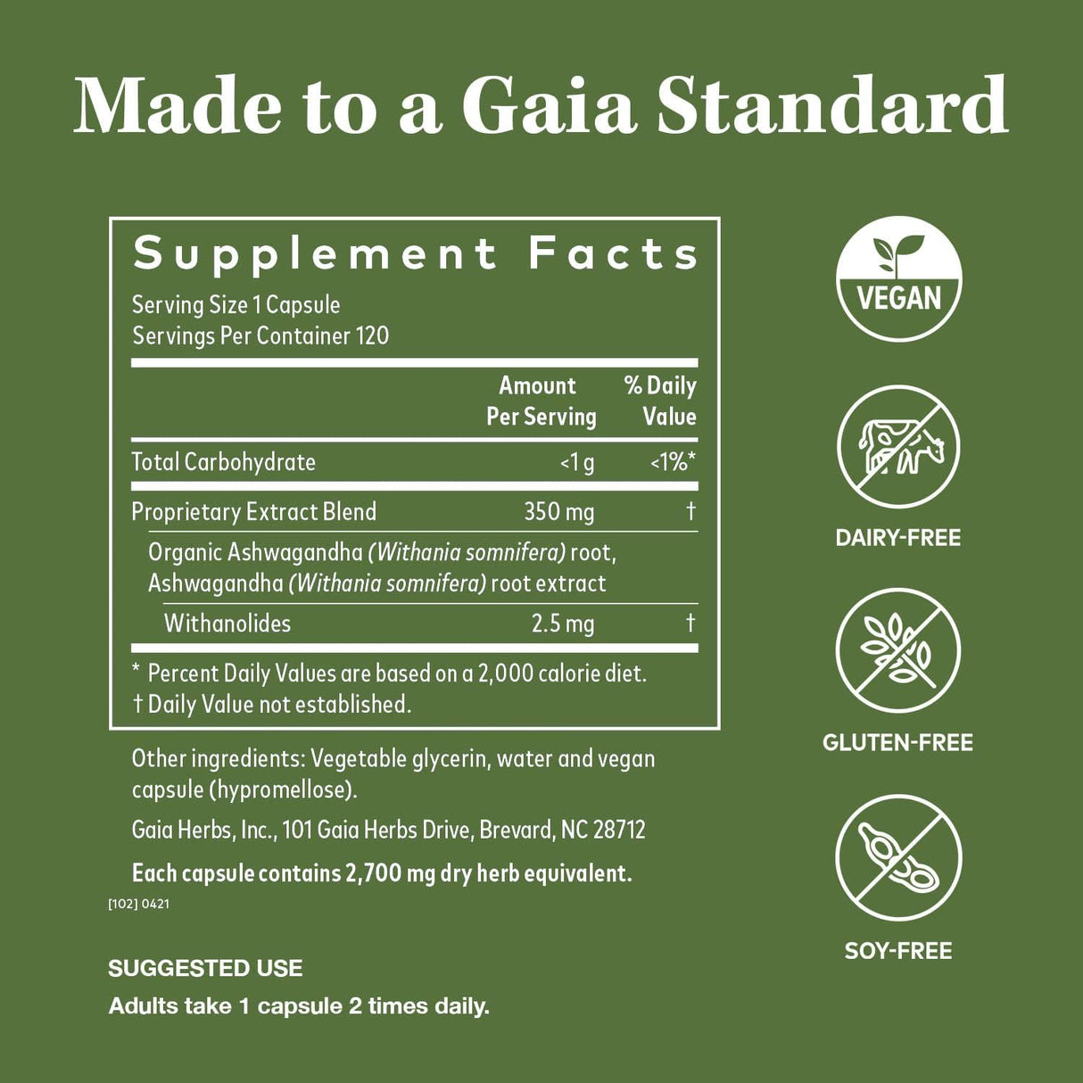 Suplementos Ashwagandha Root Apoya una respuesta de estrés