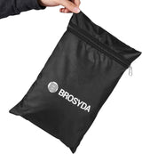 BROSYDA Fundas para muebles de patio, resistente al agua, 600D, para muebles de exterior, juego de fundas para sofá seccional, fundas para mesa y silla, 128 pulgadas de largo x 83 pulgadas de ancho x 28 pulgadas de alto