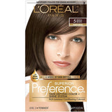 Tinte Permanente - Marrón Medio Natural, Pack de 4