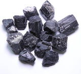 Cristales de Turmalina Negra Crudos, 1.25-2.0" para Sanación