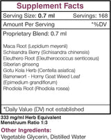 Suplemento Stamina Secret Extracto sin alcohol, tintura 4 fl