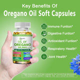 Aceite de orégano en softgels Organics, 120 cápsulas