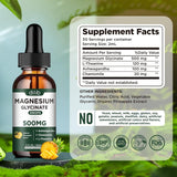 Glicinato de magnesio 500 mg  Calma y alivio del estrés