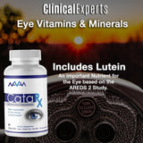 Vitaminas oculares de apoyo macular para la visión veganas