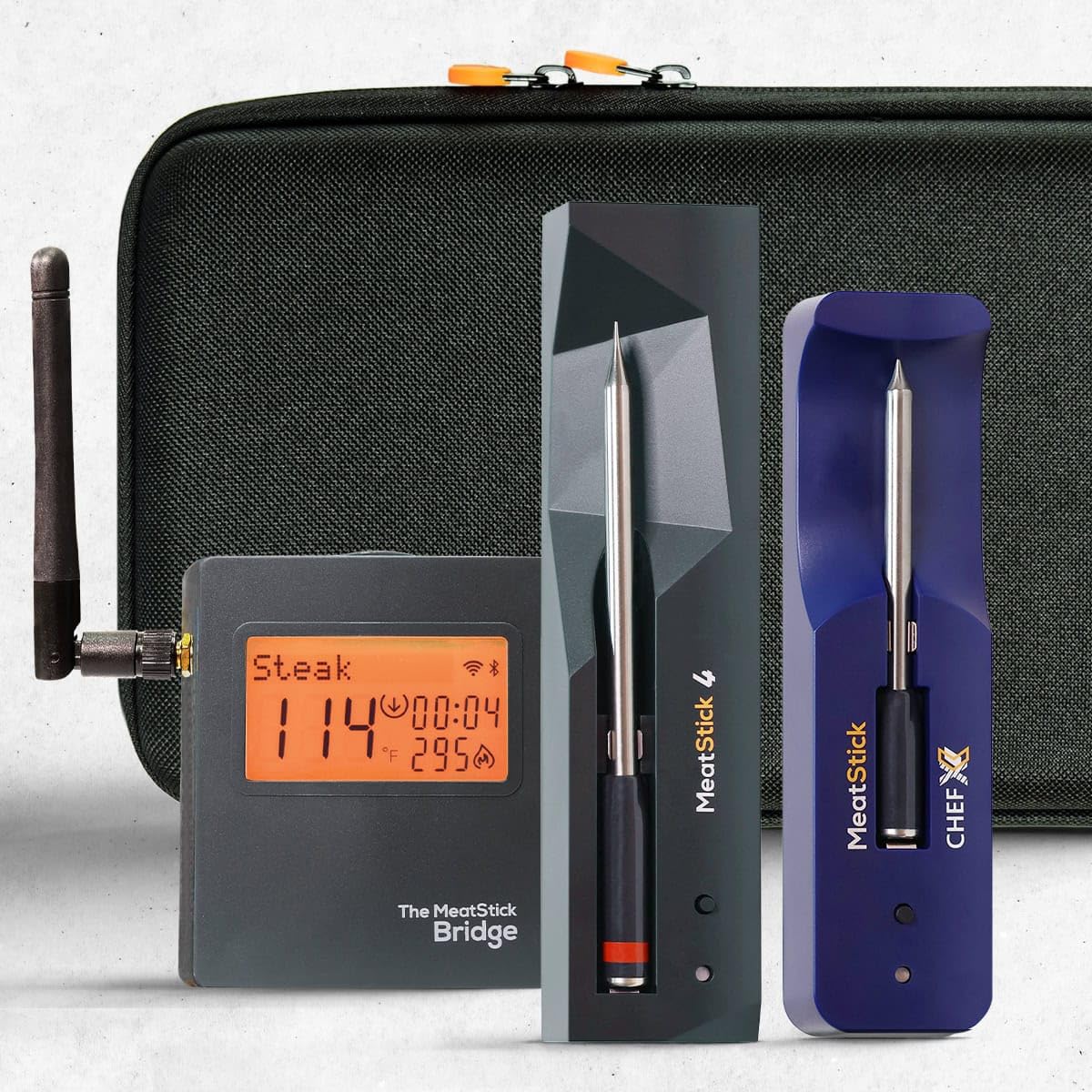 Termómetro de Carne Inteligente MeatStick 2.0, 2 Probes, Bluetooth