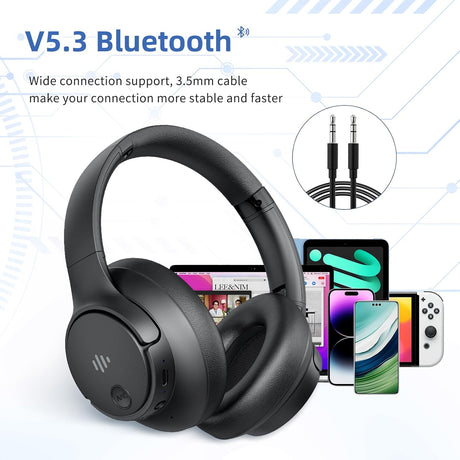 Auriculares Inalámbricos con Cancelación Activa de Ruido, 70H