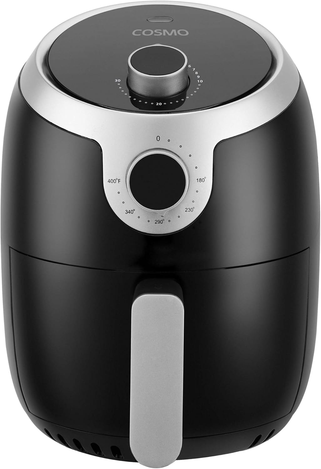 Freidora de aire COSMO COS-23AFAKB 2.3QT, 1000W, temporizador