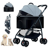 Carrito 3 en 1 para Perros, Marca Desconocida, Plegable, 55lbs