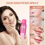 Spray Identificador de Vello, Kit de Afeitado Facial, 4 Raspadores