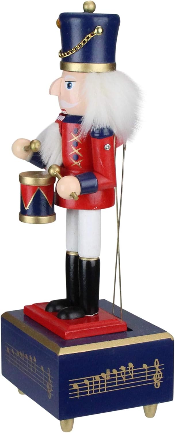 Figura Navideña Animada y Musical Nutcracker Drummer de Northlight