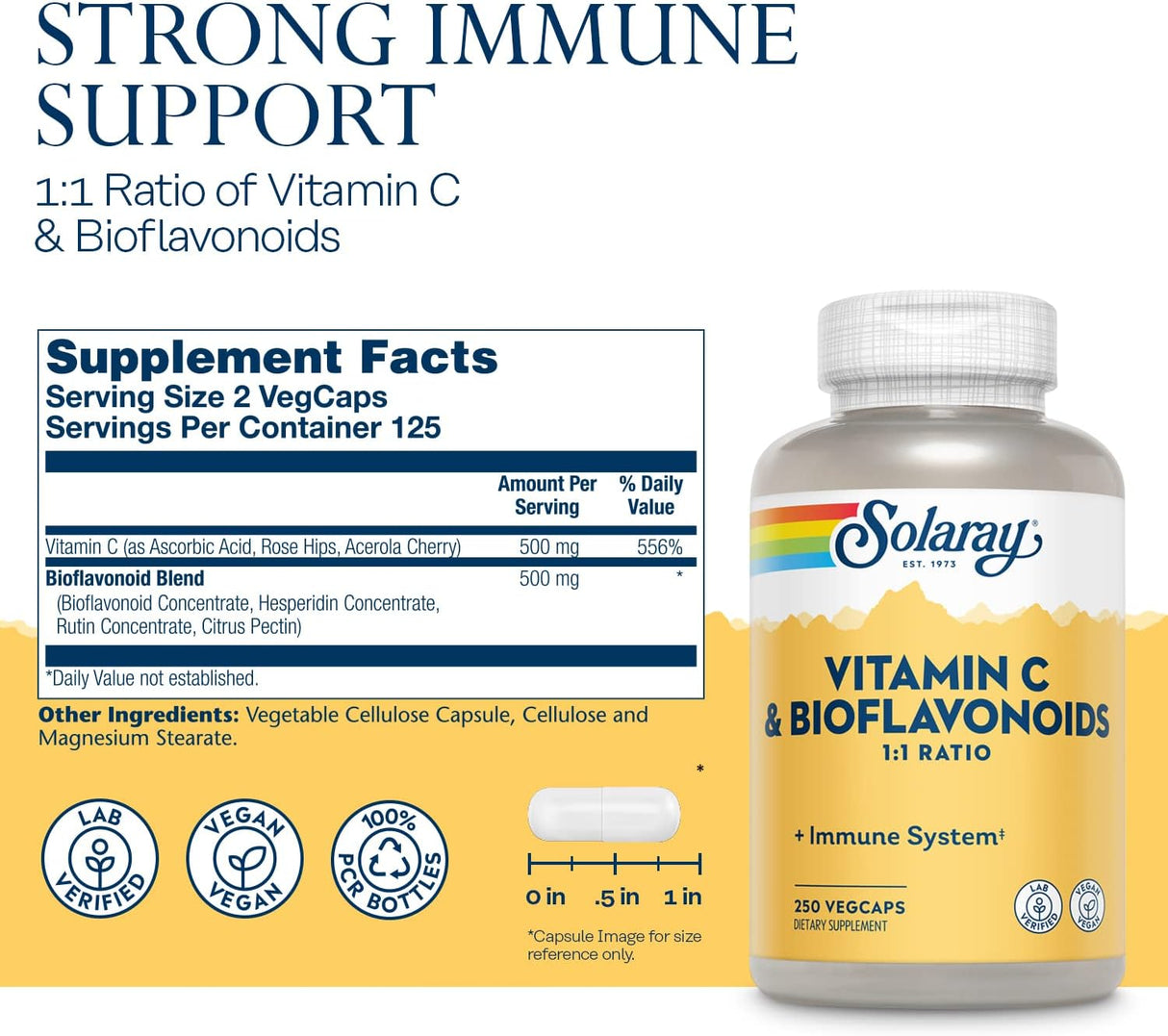 Solaray - Super Bio-Plex Vit C y bioflavonoides