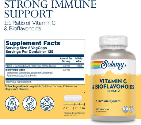 Solaray - Super Bio-Plex Vit C y bioflavonoides
