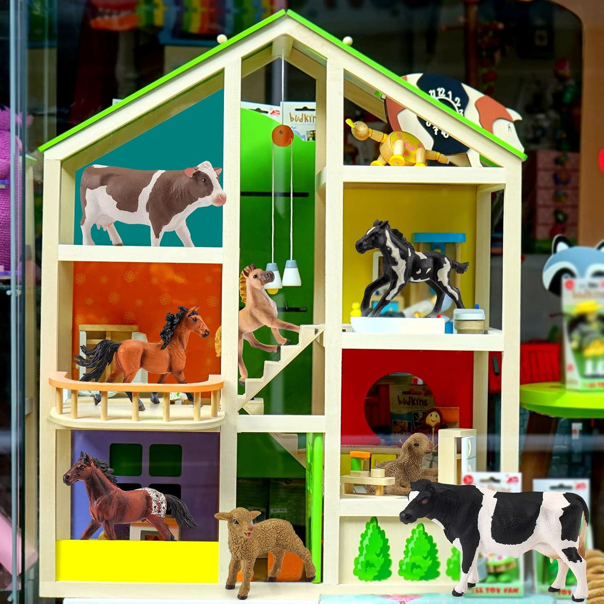 Juego de Animales de Granja 8PCS - LC JoyCre para Niños
