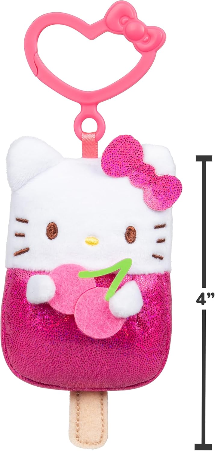 Peluche Clip-On Hello Kitty y Amigos 4-Pack - Sanrio Jazwares